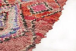 Marokkansk berber tæppe Boucherouite 245 x 105 cm