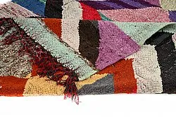 Marokkansk berber tæppe Boucherouite 140 x 305 cm