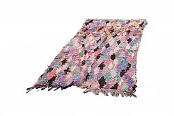 Marokkansk berber tæppe Boucherouite 220 x 105 cm