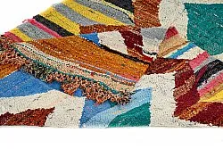 Marokkansk berber tæppe Boucherouite 125 x 225 cm