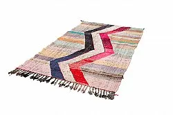 Marokkansk berber tæppe Boucherouite 125 x 220 cm