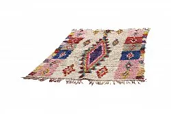 Marokkansk berber tæppe Boucherouite 155 x 120 cm