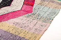 Marokkansk berber tæppe Boucherouite 125 x 220 cm