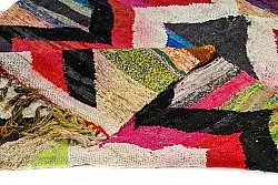 Marokkansk berber tæppe Boucherouite 135 x 305 cm