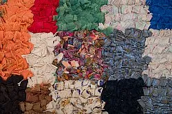 Marokkansk berber tæppe Boucherouite 270 x 145 cm