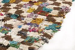 Marokkansk berber tæppe Boucherouite 215 x 130 cm