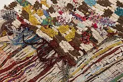 Marokkansk berber tæppe Boucherouite 215 x 130 cm