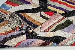 Marokkansk berber tæppe Boucherouite 125 x 230 cm