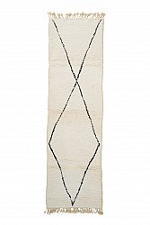 Kelimtæppe Marokkansk berber Beni Ouarain-matta 300 x 85 cm