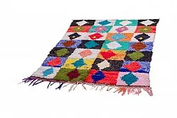 Marokkansk berber tæppe Boucherouite 200 x 140 cm