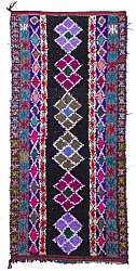 Marokkansk berber tæppe Boucherouite 285 x 125 cm