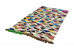 Marokkansk berber tæppe Boucherouite 125 x 225 cm