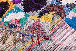 Marokkansk berber tæppe Boucherouite 210 x 130 cm