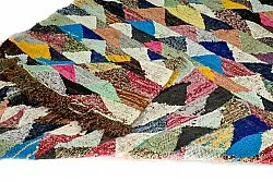 Marokkansk berber tæppe Boucherouite 125 x 225 cm