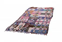 Marokkansk berber tæppe Boucherouite 275 x 145 cm