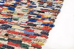 Marokkansk berber tæppe Boucherouite 225 x 170 cm