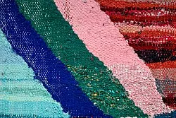 Marokkansk berber tæppe Boucherouite 135 x 275 cm