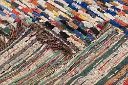 Marokkansk berber tæppe Boucherouite 225 x 170 cm