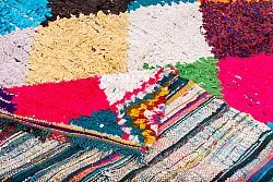Marokkansk berber tæppe Boucherouite 230 x 145 cm