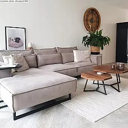 Uldtæppe - Dhurry (natur)