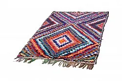 Marokkansk berber tæppe Boucherouite 210 x 140 cm