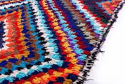 Marokkansk berber tæppe Boucherouite 210 x 140 cm