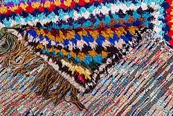 Marokkansk berber tæppe Boucherouite 210 x 140 cm
