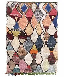 Marokkansk berber tæppe Boucherouite 200 x 145 cm