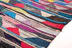 Marokkansk berber tæppe Boucherouite 130 x 225 cm