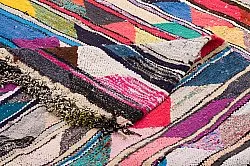 Marokkansk berber tæppe Boucherouite 130 x 225 cm