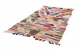 Marokkansk berber tæppe Boucherouite 140 x 275 cm