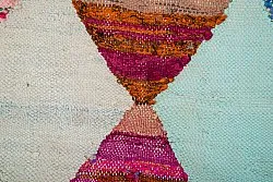 Marokkansk berber tæppe Boucherouite 140 x 250 cm