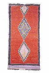 Marokkansk berber tæppe Boucherouite 365 x 175 cm