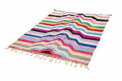 Marokkansk berber tæppe Boucherouite 130 x 195 cm