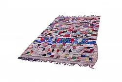 Marokkansk berber tæppe Boucherouite 215 x 140 cm