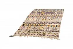 Marokkansk berber tæppe Boucherouite 195 x 115 cm
