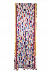 Marokkansk berber tæppe Boucherouite 370 x 125 cm