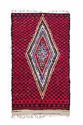 Marokkansk berber tæppe Boucherouite 255 x 145 cm