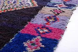 Marokkansk berber tæppe Boucherouite 250 x 145 cm