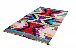 Marokkansk berber tæppe Boucherouite 140 x 255 cm
