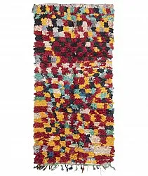Marokkansk berber tæppe Boucherouite 255 x 125 cm