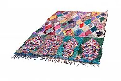 Marokkansk berber tæppe Boucherouite 205 x 140 cm