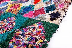 Marokkansk berber tæppe Boucherouite 205 x 140 cm