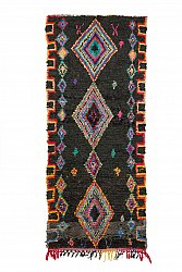 Marokkansk berber tæppe Boucherouite 285 x 120 cm
