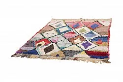 Marokkansk berber tæppe Boucherouite 195 x 165 cm