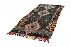 Marokkansk berber tæppe Boucherouite 285 x 120 cm