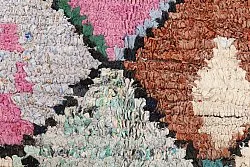 Marokkansk berber tæppe Boucherouite 195 x 165 cm