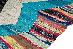 Marokkansk berber tæppe Boucherouite 140 x 255 cm