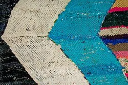 Marokkansk berber tæppe Boucherouite 140 x 255 cm
