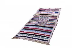 Marokkansk berber tæppe Boucherouite 280 x 110 cm